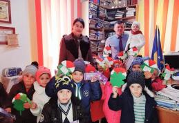 Mărțișoare și zâmbete de copii la Primăria comunei Ibănești - FOTO
