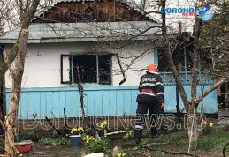 Incendiu la o casă din Cordăreni! Pompierii dorohoieni au intervenit pentru stingere – FOTO