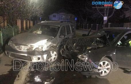 Accident la Dorohoi! Cinci persoane au ajuns la spital după impactul dintre două mașini – FOTO