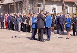 Ziua Jandarmeriei Române sărbătorită la Botoșani. Jandarm dorohoian avansat în grad