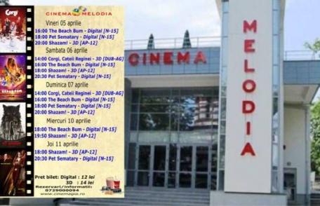 Vezi ce filme vor rula la Cinema „MELODIA” Dorohoi, în săptămâna 5 – 11 aprilie – FOTO