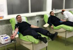 Jandarmii botoșăneni au donat sânge - FOTO