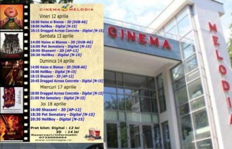 Vezi ce filme vor rula la Cinema „MELODIA” Dorohoi, în săptămâna 12 - 18 aprilie – FOTO