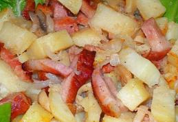 Cartofi cu Bacon și Ciuperci la Cuptor