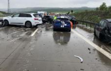 Accident cu peste 50 de maşini în Germania în urma unei furtuni - VIDEO