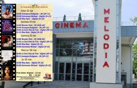 Vezi ce filme vor rula la Cinema „MELODIA” Dorohoi, în săptămâna 3 - 9 mai – FOTO