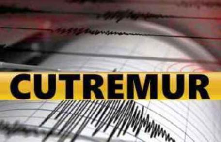 Cutremur, sâmbătă după-amiază, în România
