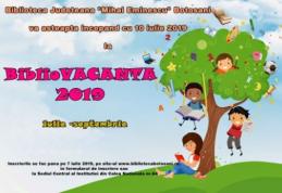 Biblioteca județeană Botoșani vă invită la Biblio – Vacanţa 2019