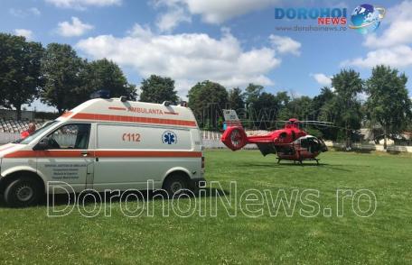 Bărbat decedat la ușa elicopterului SMURD care urma să îl transfere de la Dorohoi la Iași