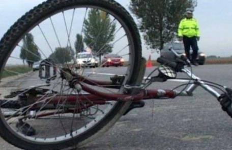 Accident la Leorda! Un biciclist băut s-a izbit în mașina care circula în fața sa