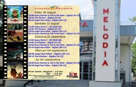 Vezi ce filme vor rula la Cinema „MELODIA” Dorohoi, în săptămâna 30 august – 5 septembrie – FOTO