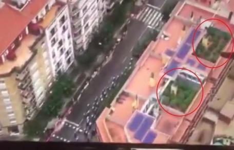 Incredibil! Imagini care au pus poliția în alertă surprinse de un elicopter la Turul Spaniei la ciclism