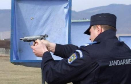 Incident grav! Jandarm din Botoșani împușcat în poligonul unității