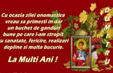Sfântul Mare Mucenic Dimitrie - Mare sărbătoare astăzi pentru creștinii ortodocși