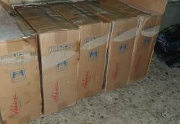 10.000 de pachete cu țigări de contrabandă, confiscate în urma cooperării la frontiera de est - FOTO