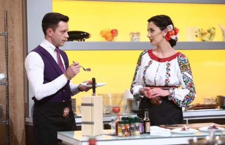Georgiana Spînu și Marian Istrate, doi tineri din Dorohoi, au gătit la emisiunea „Chefi la cuțite” - FOTO