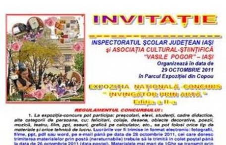 Unităţile de învăţământ sunt invitate să participe la expoziţia concurs „Învingător prin artă”