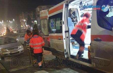 Accident în Dorohoi! O femeie însărcinată a fost rănită și transportată la spital – FOTO