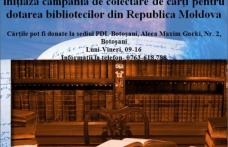 OT PDL Botoșani: Campanie de colectare de cărţi la nivel naţional, pentru dotarea bibliotecilor din Republica Moldova