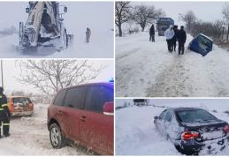 Iarna a cuprins județul Botoșani! Zăpadă, vânt, drumuri închise și accidente înregistrate în ultimile 24 de ore - FOTO