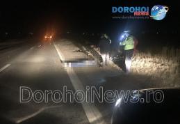Accident mortal în apropiere de Dumbrăvița! Un bărbat din Dorohoi a fost acroșat de un camion - FOTO
