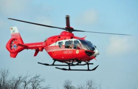 Copil de trei zile diagnosticat cu o malformație de cord preluat de elicopterul SMURD