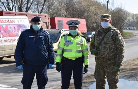 Echipaje mixte de polițiști, jandarmi și polițiști locali au acționat pentru respectarea măsurilor dispuse prin Ordonanța Militară nr. 3 - FOTO