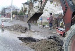 Dorohoi: Avarie la o conductă de apă pe strada Ștefan cel Mare