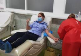 Jandarmii din Botoșani au donat sânge