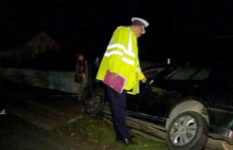 Șofer, cu alcoolemie record, a ajuns cu mașina în șanț