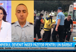 Eroul Zilei: Pompierul din Dorohoi care a salvat un bărbat căzut într-o fântână, invitat la Antena 3