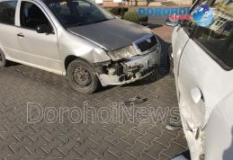 Accident cu două autoturisme la Dorohoi. O femeie însărcinată a ajuns la spital - FOTO