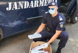 182 de pachete de țigări confiscate de jandarmii botoșăneni