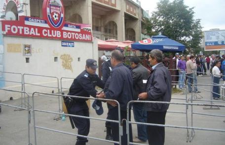 Sancțiuni aplicate de jandarmii botoșăneni la meciul FC Botoşani - Viitorul Constanţa