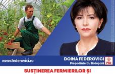 Doina Federovici: „La Consiliul Județean voi fi principalul partener al fermierilor botoșăneni”