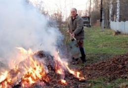 SVSU Dorohoi: Arderea vegetației uscate un pericol pentru cei din jur
