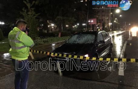 Accident în Dorohoi! Bărbat lovit de o mașină în apropierea unei treceri de pietoni - FOTO
