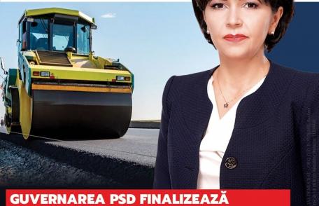 Doina Federovici: Guvernarea PSD finalizează drumurile Botoșani – Târgu Frumos și Botoșani - Ștefănești, așa cum a făcut și Botoșani - Suceava!