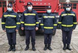 Patru pompieri de la Detașamentul Dorohoi sunt îngerii păzitori ai unui tânăr de 22 de ani - FOTO