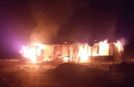 Locuință distrusă la Mileanca! Pompierii din Darabani și Dorohoi au intervenit pentru stingere
