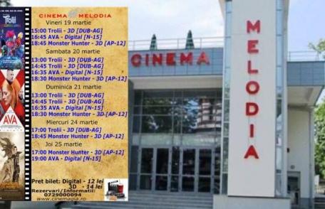 Vezi ce filme vor rula la Cinema „MELODIA” Dorohoi, în săptămâna 19 – 25 martie – FOTO