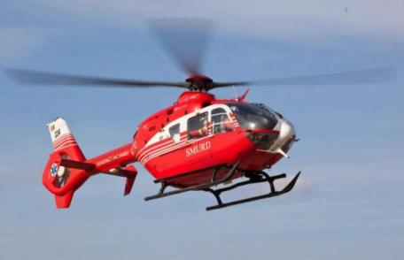 Elicopterul SMURD a fost solicitat la Botoșani pentru o femeie aflată în stare gravă