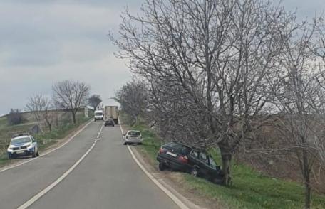 Accident la Brăești! Un copil a fost rănit în urma unei depășiri neregulamentare