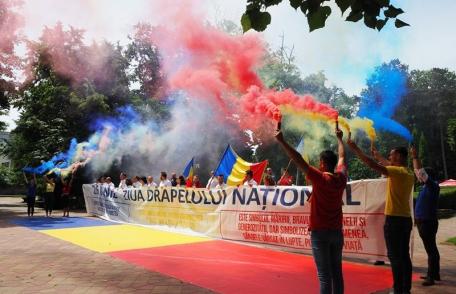 Organizația PSD, alături de botoșăneni de Ziua Drapelului Național - FOTO