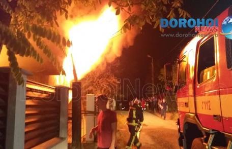Vezi care a fost cauza incendiului de locuință din Botoșani!