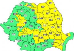 Vreme extremă în România! S-a emis Cod galben de caniculă şi vijelii