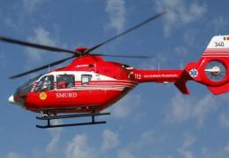 Femeie din Cervicești preluată elicopterul SMURD după ce a fost găsită inconștientă în casă