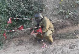 Bombă de aruncător, descoperită într-o localitate din județul Botoșani – FOTO