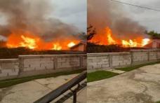 Incendiu la Leorda! Mamă și fiică salvate dintr-o casă în flăcări - FOTO