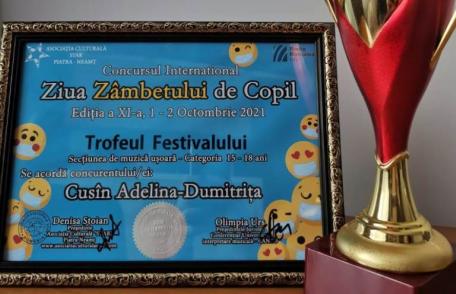 Premii importante obținute de copii din Dorohoi la Festivalul Național „Ziua zâmbetului de copil” - FOTO